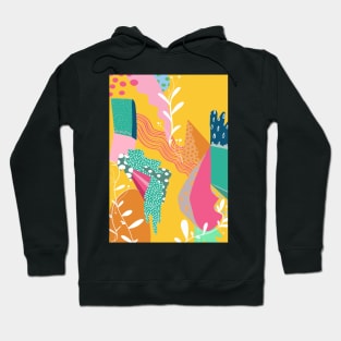 Colourful Abstract Art Hoodie